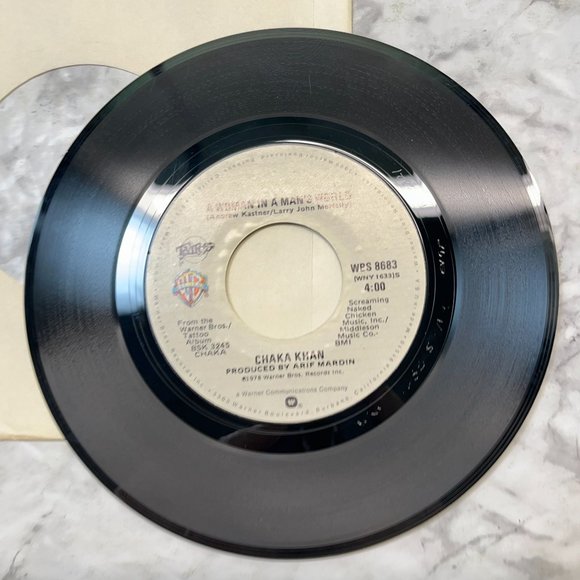 Chaka Khan I'm Every Woman / A Woman in a Mans World Funk Soul 1978 WB 8683 - Picture 6 of 6